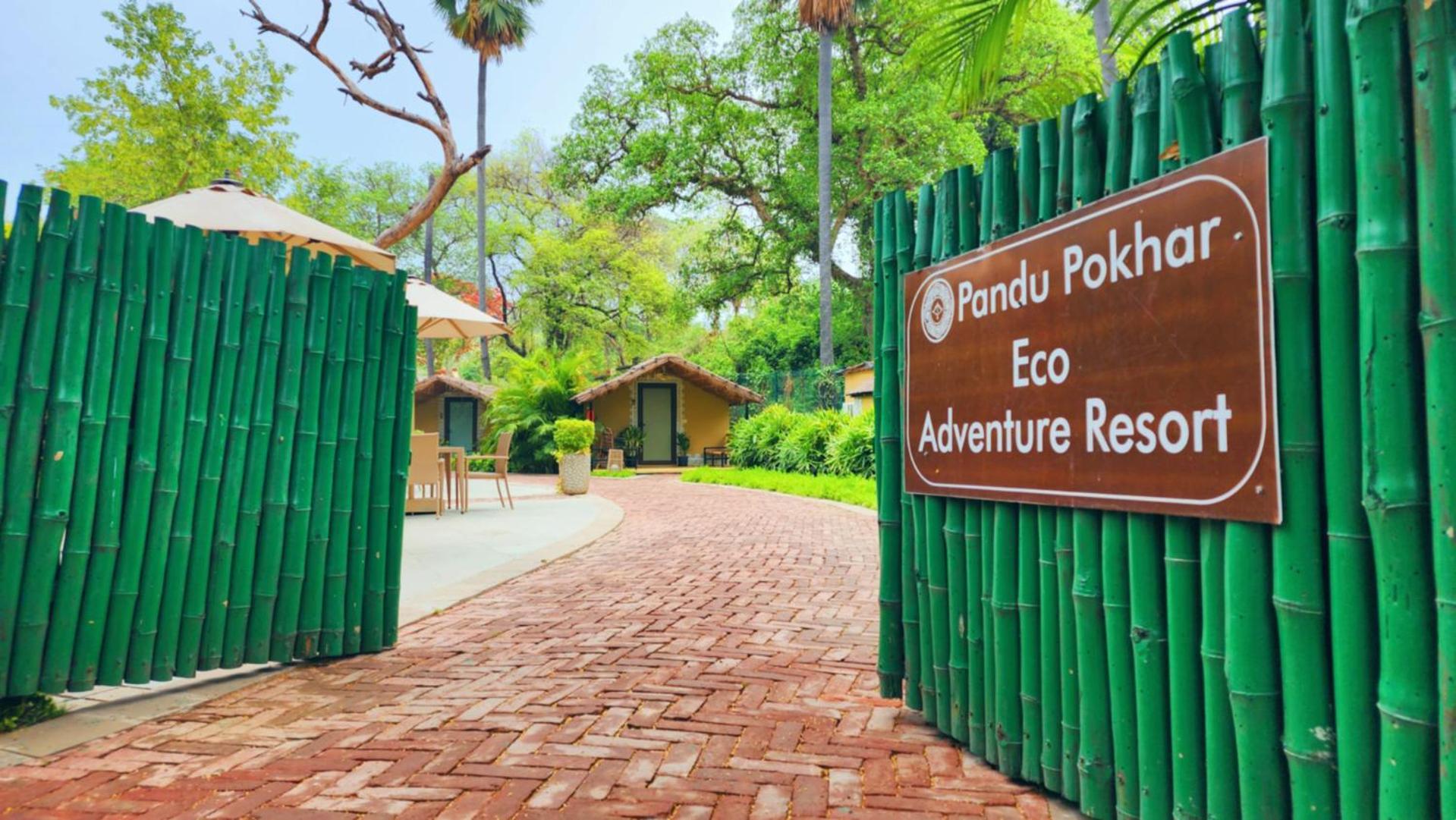 Pandu Pokhar Eco Adventure Resort Rājgīr Dış mekan fotoğraf